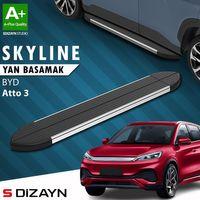S-Dizayn BYD Atto 3 Skyline Krom Yan Basamak 193 Cm 2022 Üzeri A+ Kalite