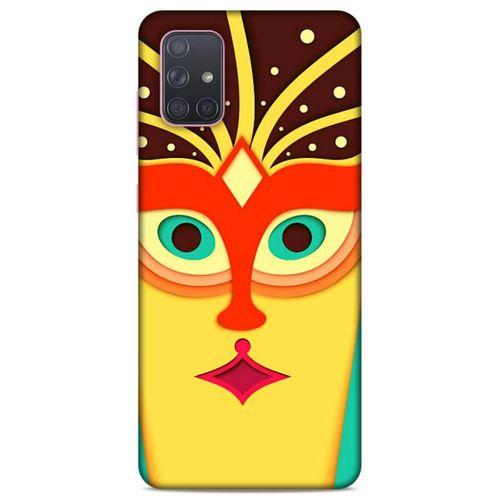 Lopard Samsung Galaxy A71 Uyumlu Kılıf Soyut Sanat (1) Baskılı Kılıfı