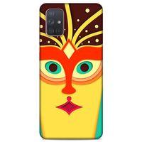 Lopard Samsung Galaxy A71 Uyumlu Kılıf Soyut Sanat (1) Baskılı Kılıfı