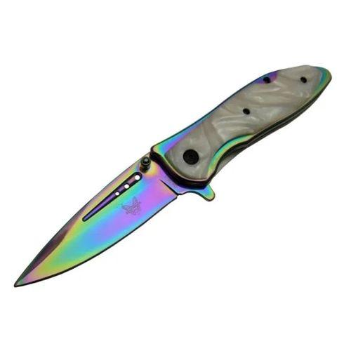 Da76-1 Çakı Renkli Sedef 20 Cm Manuel, Kemerlikli