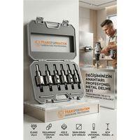Çelik Usta Serisi 6'lı Titanyum Elmas Uçlu Metal & Çelik Delme Panç Seti 723028