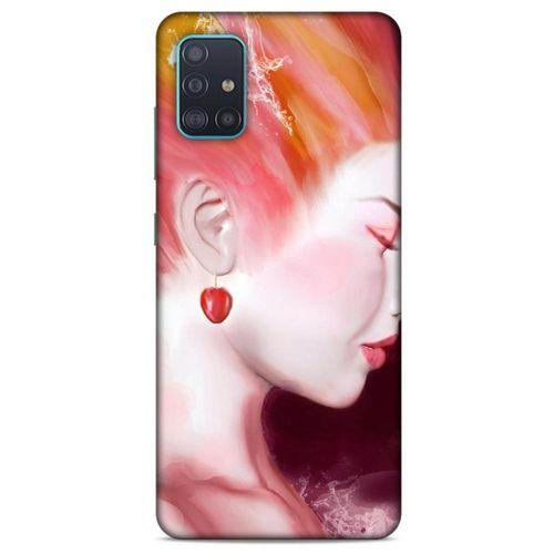 Samsung Galaxy A51 Uyumlu Kılıf Pembe Delisi (26) Tpu Silikon Kılıf Kiraz