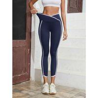 Kadın Yüksek Bel çapraz Bel şerit Detay Dalgıç Tayt