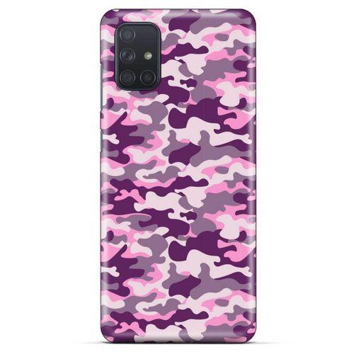 Samsung Galaxy M51 Uyumlu Kılıf Mor Delisi (23) Ultra Koruma Kılıfı Kamuflaj