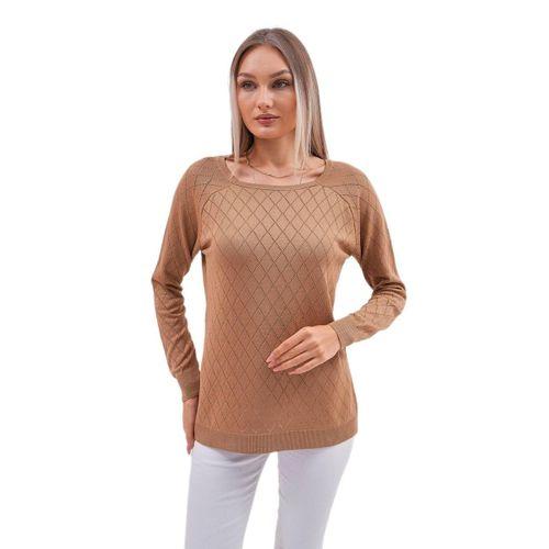 Kadın Baklava Dilimi Desenli Kazak 12781 BGL-ST04110