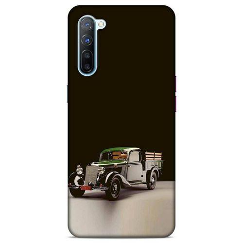 Lopard Oppo Reno 3 Uyumlu Kılıf PickUpX (48) Bumper Kılıf Yeşil Siyah