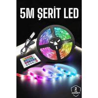 Led Işık 5 Metre Şerit Led Rgb Işıklı