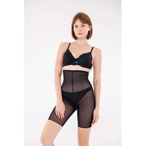 Freshness 0007 Lazer Kesim Tül Yüksek Bel Şort Korse