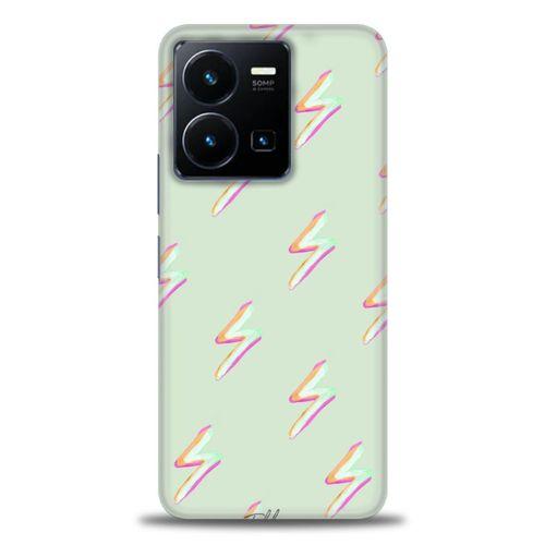 Xiaomi Redmi Note 12 Pro 5G Kılıf HD Baskılı Kılıf - Şimşekler + Tam Ekran Koruyucu