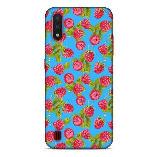 Frutix Ahududu 01 Samsung Galaxy A01 Kılıf Desenli Silikon