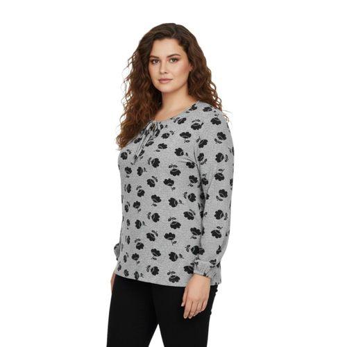 Kadın Yumoş Yaka Bağcıklı Modelli Bluz BGL-ST05139