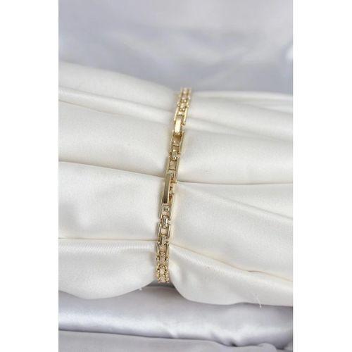 Xuping Model Zirkon Taşlı Gold Renk Kadın Bileklik