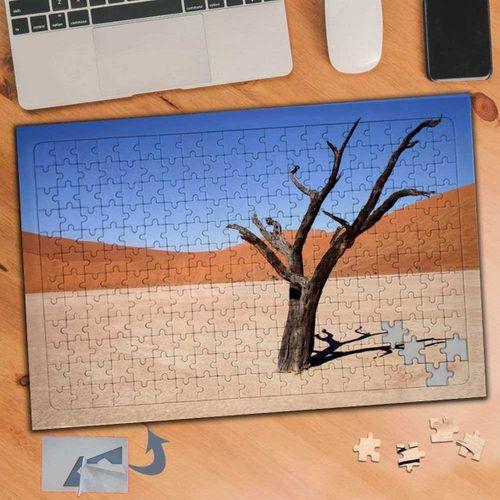 Kurak Çölde Kuru Ağaç 240 Parça Puzzle Yapboz Tablo-470