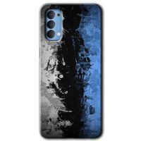 Oppo Reno 4 Kılıf Baskılı Kapak - Abstract Wallpaper + 5D Tam Kaplayan Cam