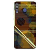 Lopard Samsung Galaxy M30 Uyumlu Kılıf Soyut Sanat (45) Baskılı Liquid Air Kılıf