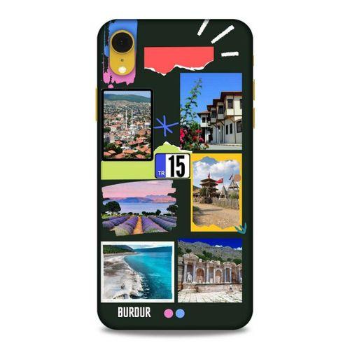Lopard Apple iPhone XR Uyumlu Kılıf Şehirli ※ (15) Burdur Antişok Kılıf