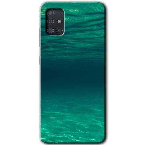 Samsung Galaxy A51 Kılıf Baskılı Kapak - Derin Deniz +Tam Ekran Koruyucu