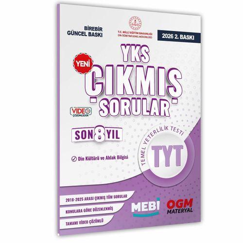 2026 YKS-TYT MEBİ DİN KÜLTÜRÜ ve AHLAK BİLGİSİ ÖSYM Çıkmış Soru Bankası SÖZEL Son 8 Yıl BASKI ÜCRETİ