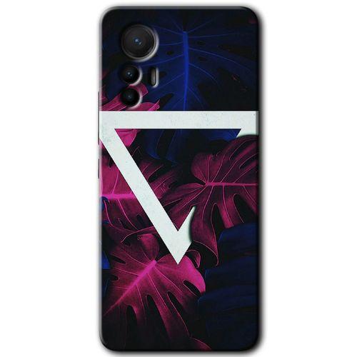 Xiaomi Mi 12 Lite HD Baskılı Kılıf + 9D Tam Ekran Koruyucu - Mekanik Yaprak