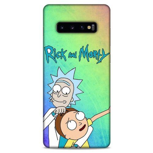 Samsung Galaxy S10 Plus Uyumlu Kılıf Rick And Morty (1) Kılıfı Rick Sanchez