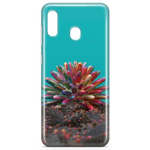 Samsung Galaxy A40 Kılıf Siliconia Arka Kapak Koruma Desenli Full Koruyucu