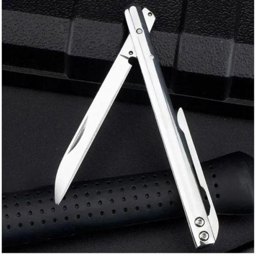 İnce D2 Çelik Çakı 18 Cm , Metal Sap