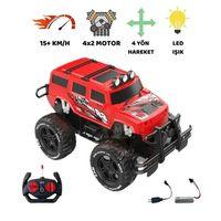 Uzaktan Kumandalı Şarjlı Off - Road Aracı U/K 1/12 - Kırmızı