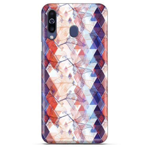 Alcatel 1S Kılıf Pastel Renkler (3) Kapak Kırmızı Lacivert