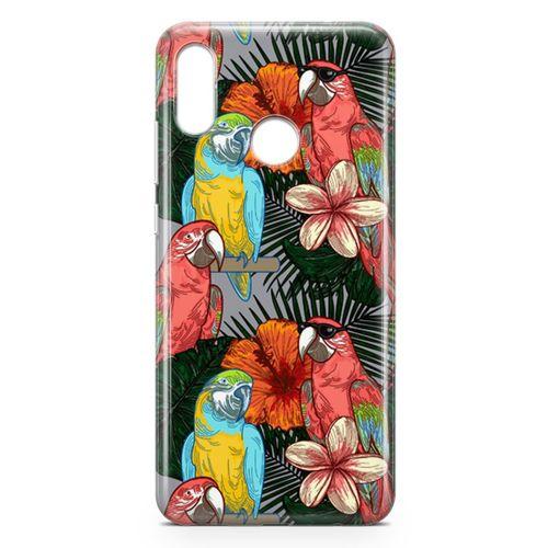 Huawei P Smart 2019 Kılıf Dost Papağanlar Arka Kapak Koruma Desenli Full Koruyucu