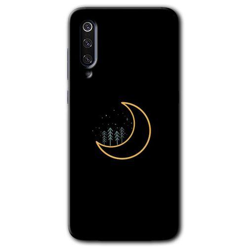 Xiaomi Mi 9 Kılıf HD Desen Baskılı Arka Kapak - İyi Geceler + Kırılmaz Cam