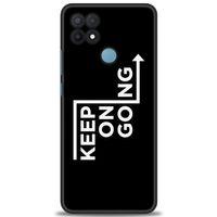 Oppo A15 Kılıf HD Baskılı Kılıf - Keep On Going + Tam Ekran Koruyucu