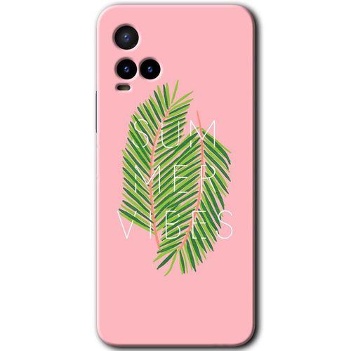 Vivo Y21 HD Baskılı Kılıf + 9D Tam Ekran Koruyucu - Summer Vibes