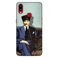 Samsung Galaxy A10s Kılıf Atatürk (48) Bumper Kılıf Yeşil Duvar