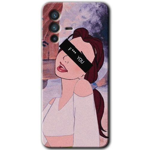 Vivo V23 5G HD Baskılı Kılıf + 9D Tam Ekran Koruyucu - Bad Girl