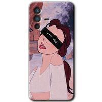 Vivo V23 5G HD Baskılı Kılıf + 9D Tam Ekran Koruyucu - Bad Girl