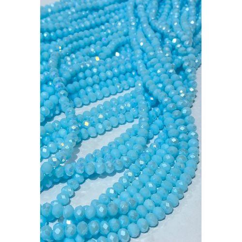 Mat Mavi Kristal Boncuk 6 mm