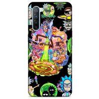 Oppo Reno 3 Uyumlu Kılıf Rick And Morty (39) Liquid Crystal Kılıf Shadow Council