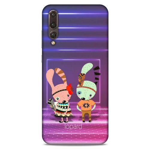 Huawei P20 Pro Kılıf FunnyMaX (4) Koruma Kılıfı Mor Pembe