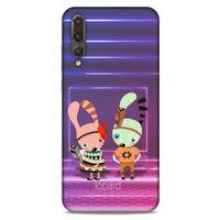 Huawei P20 Pro Kılıf FunnyMaX (4) Koruma Kılıfı Mor Pembe