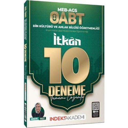 ÖABT MEB AGS Din Kültürü ve Ahlak Bilgisi İTKAN 10 Deneme İndeks Akademi