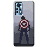İnfinix Note 11 Pro Kılıf HD Desen Baskılı Arka Kapak - Captain Avenger