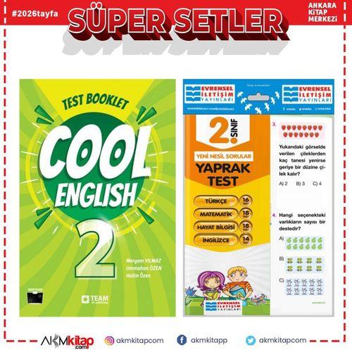 Team ELT 2. Sınıf Cool English Test Booklet ve Evrensel Tüm Dersler Yaprak Test Seti 2 Kitap