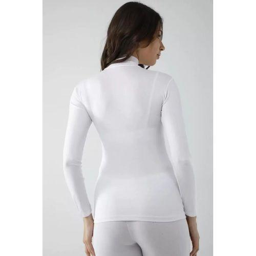 Vivaldi Kadın Beyaz Uzun Kol Balıkçı Body Likralı 353