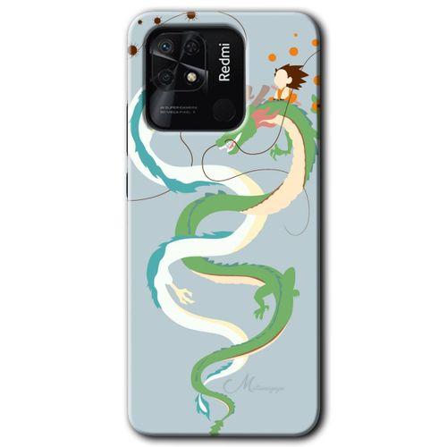 Potkal Hediye Fabrikası Xiaomi Redmi 10C Kılıf HD Desen Baskılı Arka Kapak - Snake Friendship