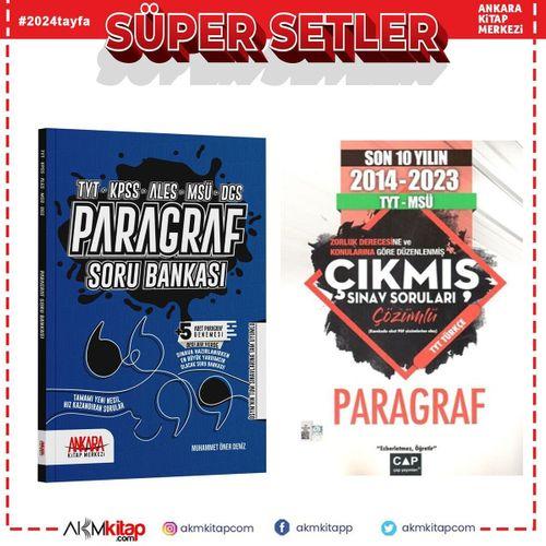 AKM Paragraf Soru Bankası ve Çap TYT Son 10 Yıl Çıkmış Sorular Seti 2 Kitap