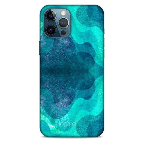Apple iPhone 12 Pro Max Kılıf Pastel Renkler (6) Silikon Kılıf Mavi Yeşil
