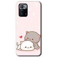 Poco x3 GT Kılıf HD Desen Baskılı Arka Kapak - Kedi Aşkı