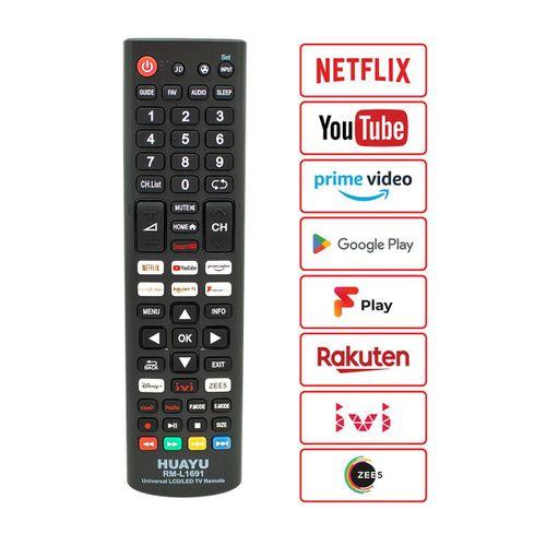 HUAYU KL RM-L1691 NETFLIX-YOUTUBE-GOOGLE PLAY TUŞLU UNIVERSAL LCD LED TV KUMANDA