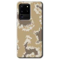 MRCİLETİSİM MRCİLETİSİM Samsung Galaxy S20 Ultra Kılıf HD Desen Baskılı Arka Kapak + Temperli Cam - Kamuflaj 33