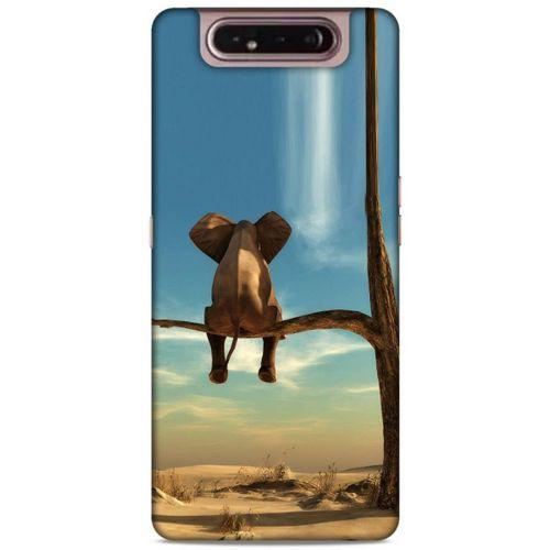 Lopard Samsung Galaxy A80 Uyumlu Kılıf Manipülasyon ☻ (3) Kapak Baskılı
